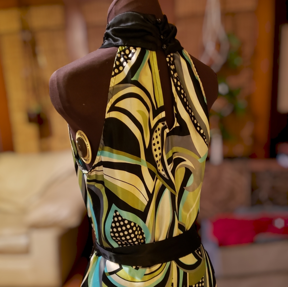 3 / $22 Heart and Soul silky high-neck halter L - Picture 10 of 15